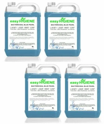 EASYHYGIENE BLUE BAC PRO 20L Bactericidal Liquid Antibac Hand Soap 4x 5L VEGAN