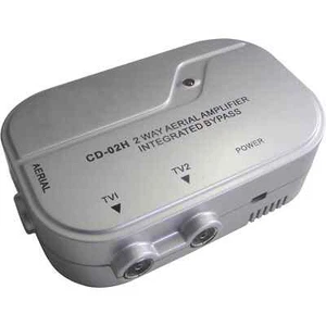 Amplificatore segnale TV 2 vie 4G filtro collegamento coassiale DAB VHF aereo - Foto 1 di 1