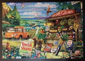 Buffalo Games Days to Remember COUNTRY ROAD 500 piezas rompecabezas COMPLETO - Imagen 1 de 9