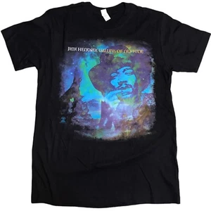 NWOT Jimi Hendrix Valleys of Neptune Galaxy Black T-Shirt Mens Small Graphic - Picture 1 of 6
