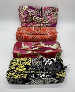 Vera Bradley Knot Clutch Bags with Removable Shoulder Strap, Lot of 4 Purses