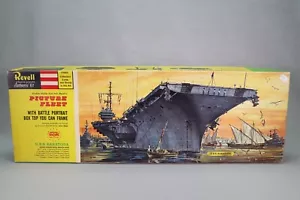 LM142 REVELL H-385-349 Model Ship Airplane Carrier USS Saratoga 55cm 385 349 - Picture 1 of 11