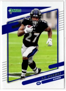 2021 Panini Donruss Football J.K. Dobbins No. 210 Baltimore Ravens - Bild 1 von 2