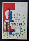 PABLO PICASSO 1957 PRINT + SIGNED AFTER ADVERTISING POSTER+ NO RESERVE + BID NOW