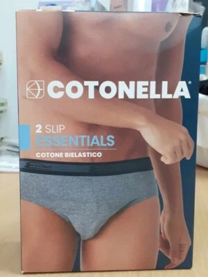 6 Slip UOMO cotone bielastico COTONELLA  2383 - Immagine 1 di 4