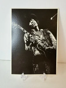 Seltene nicht verschickte Postkarte Jimi Hendrix von 1990 ca. 4 x 6 Gibson Les Paul - Bild 1 von 7