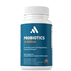 30 Billion Colony Unit Capsules,Probiotics 30 Billion, 10 Strains - Picture 1 of 3