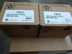 IBM 38L7302 LTO ULTRIUM  7 TAPES LTO-7 IBM Brand Original Packaging (10 Pack)