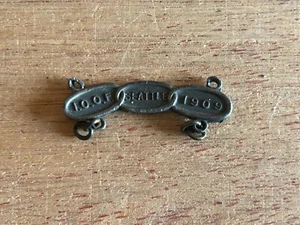 Odd Fellows Seattle 1909 ANHÄNGER Add-On Charm Medaille 3 Glieder Vintage Antik Teil Stück - Bild 1 von 21
