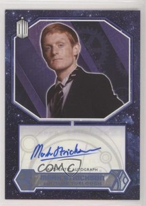 2015 Topps Doctor Who Auto Blue 39/50 Mark Strickson Vislor Turlough as Auto 1j8
