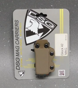 DSG Arms Tan IWB OWB Magazine Carrier for Glock 42 .380 Auto Mag Pouch Holder - Picture 1 of 1