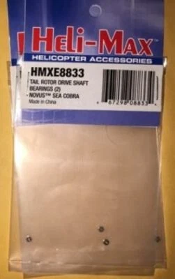 LOT OF HELIMAX NOVUS SEA COBRA PARTS: HMXE8330 MAIN ROTOR BLADES, HMXE8331 FLYBA - Image 1 of 4