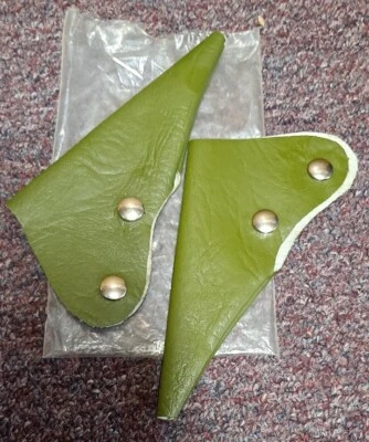 Green Vintage MX Lever Covers NOS Foto 1 de 2