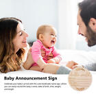 1pcs Wooden Baby Anniversary Plaque Baby Billboard Milestones in growth