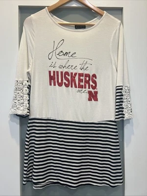 Nebraska Huskers Gameday Couture Women's Tunic Size Medium - Image 1 of 4