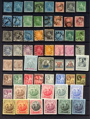 BARBADOS--Colección de 684 estampillas y hojas de recuerdo Foto 1 de 4