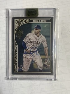 Carlos Correa 2015 Topps Gypsy Queen 2017 Archives Signature Series Auto RC 1/1 - Picture 1 of 4