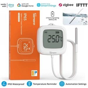 Sonoff SNZB-02LD Zigbee Thermometer mit 1,5m Sonde und IP65 Smart LCD Display - Bild 1 von 5