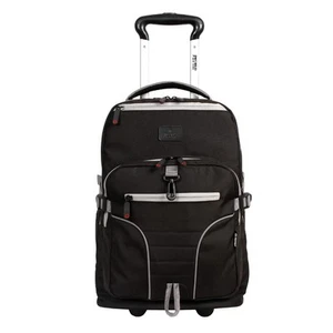 Lunar Rolling Backpack, Laptop Bag with Wheels, Black, One Size - Picture 1 of 6