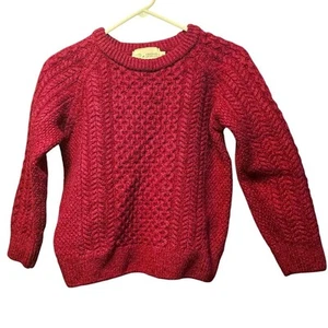 Aran co. ireland wool cable knit sweater - Picture 1 of 5