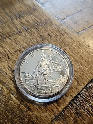 1992 Proof Columbus - Commemorative Half Dollar - Image 1 of 2