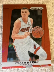 2024-25 Panini Prizm Deca Red Prizm /199 Tyler Herro #12 Miami Heat - Bild 1 von 2
