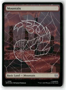 Mountain (0192) Marvel's Spider-Man Foil Full Art NM - Picture 1 of 1