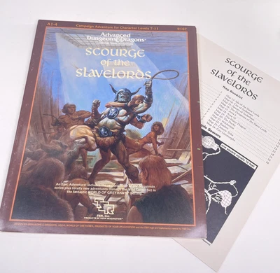 A1-4 SCOURGE OF THE SLAVELORDS W/MAPS VGC! Module Dungeons Dragons D&D TSR - Image 1 of 4