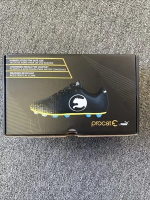 Puma ProCat Toddler Youth Pitch Outdoor Soccer Cleat Shoes Black/White Size 11 - Image 1 of 4