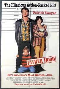 Patrick Swayze Halle Berry & Lloyd FATHER HOOD original 1993 movie poster 1791 - Picture 1 of 1
