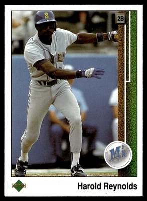 1989 Upper Deck Harold Reynolds Seattle Mariners #249 - Image 1 of 2