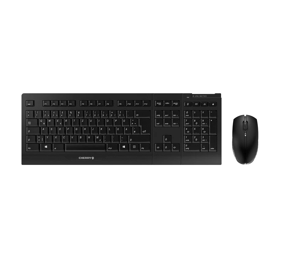 CHERRY B.UNLIMITED 3.0, wireless keyboard and mouse set, German layout, QWERTZ k - Image 1 of 3