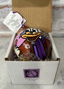 RAR! 1998 Disney Ebenezer Dagobert Weihnachtslied Ornament signiert Susan Nardine - Bild 1 von 6