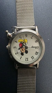 Reloj Pulsera Mickey Mouse Seiko Instruments Nuevo de Lote Antiguo Modelo MU 1248 En Lata - Imagen 1 de 8