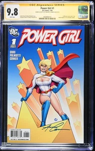 Power Girl #1 CGC 9.8 SS Signed & Sketch Amanda Conner • DC Comics 2009 - Bild 1 von 2