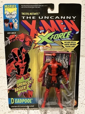 Figura de novato The Uncanny X-Men X-Force Deadpool 1992 Toybiz (LEER) Foto 1 de 4