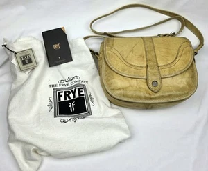Frye Banana Campus Saddle Leder Crossbody Medium Schultertasche Größe 9"x8"x2,5" - Bild 1 von 24