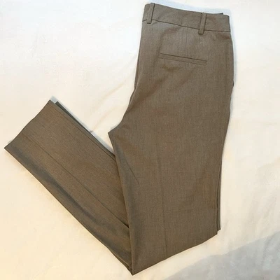 Body by Victoria Christie Fit Dress Pants 10 Tall Tan Brown Straight Leg Career - Image 1 of 4