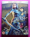 New UK release: 4K Alita Battle Angel  Blu ray + 3D - with Slipcover *READ*