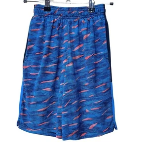 Champion Youth Boys Athletic Shorts Sz M 8-10 Adjustable Waist Pockets Blue - Picture 1 of 8