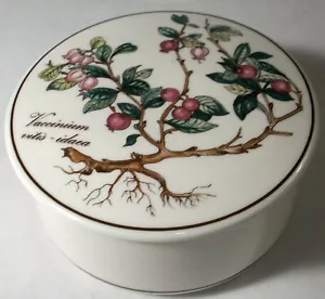 Villeroy & Boch BOTANICA Vaccinium Vitis-Idaea: 4-inch Trinket Box: VGC: NR - Picture 1 of 4