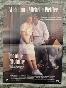 FRANKIE AND JOHNNY FRENCH (15.5" x 23”) POSTER AL PACINO MICHELLE PFEIFFER 1991 - Picture 1 of 4