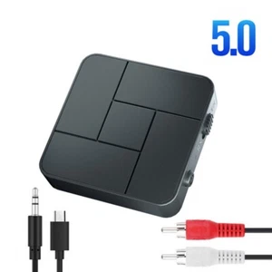 Transmisor de audio Bluetooth 2 en 1 HIFI receptor inalámbrico adaptador de música RCA 3,5 MM - Imagen 1 de 8