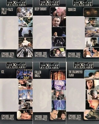 1997 TOPPS THE X-FILES SHOWCASE WIDEVISION  X-EFFECT INSERT CARD SET E1- E6 - Image 1 of 2