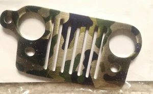 Key Ring Fob Jeep Style Camouflage Finish Sturdy 304 stainless steel finish  - Picture 1 of 2
