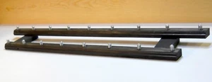 17 SPOT BLACK BEER TAP HANDLE DISPLAY HOLDS 17 TAPS ON 2 LEVELS - Picture 1 of 1