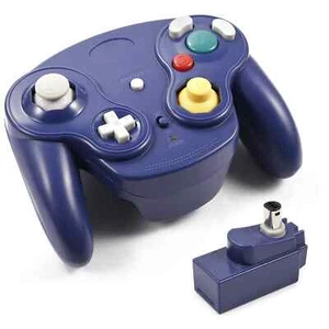 Wireless Game Controller With Adapter For Gamecube Console Retro Classic GC NGC - Picture 1 of 16