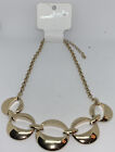 Charming Charlie Gold Tone Necklace Chunky Statement New