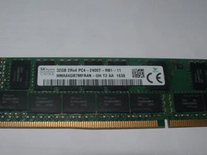 256gb (8x 32gb) HMA84GR7MFR4N-UH 2400T 2Rx4 DDR4 Registered ECC Server Memory - Picture 1 of 2