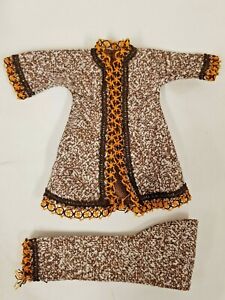 Vintage Faerie Glen Wear Coat & Snood Set Doll Dressing Up Accessory